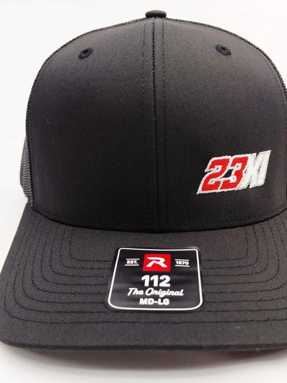 23xi Hamlin Wallace Racing Baseball Cap Hat Richardson 112 Black Embroidered